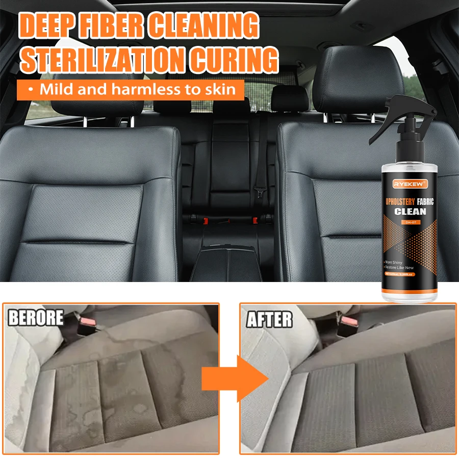 Car Interior Cleaner DK-07 Leather Fabric Upholstery Stain Remover - Image 4