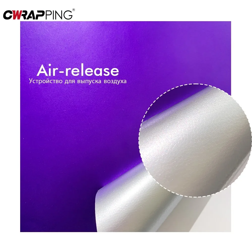 Matte Chrome Vinyl Car Wrap Film 30x50cm DIY Sticker - Image 2