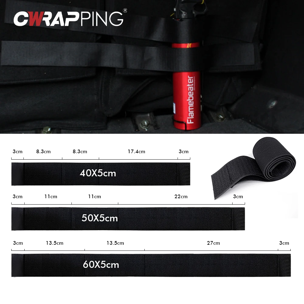 Nylon Car Trunk Organizer with Magic Tape Storage Belt - Image 6