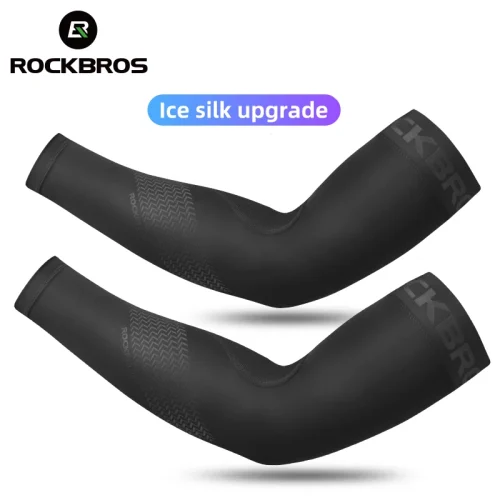 ROCKBROS Ice Silk Lycra Arm Sleeves UPF50+ UV Protection