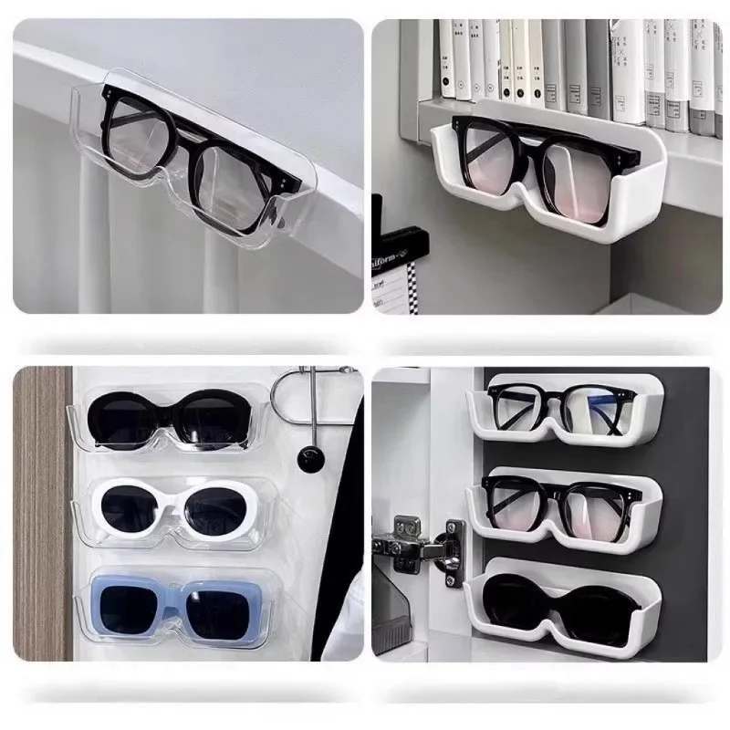 Wall-Mounted Glasses Storage Box Perforated Display Cabinet - Image 3