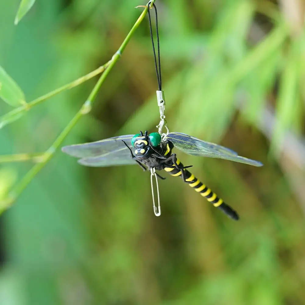 Realistic 12cm PVC Dragonfly Model Garden Ornament - Image 6