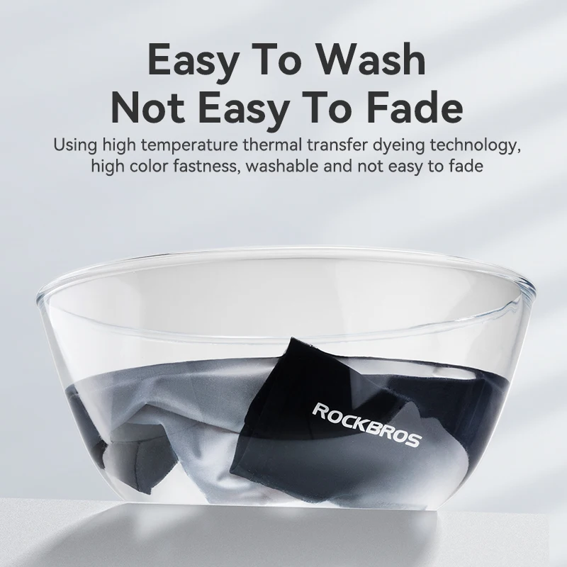 ROCKBROS UPF50+ Ice Silk Cycling Arm Sleeves UV Protection - Image 4
