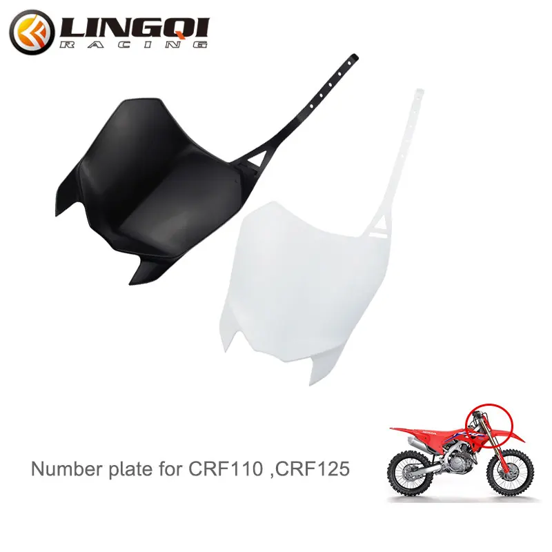 CRF110 Front Number Plate Plastic Body Cover Universal Fit
