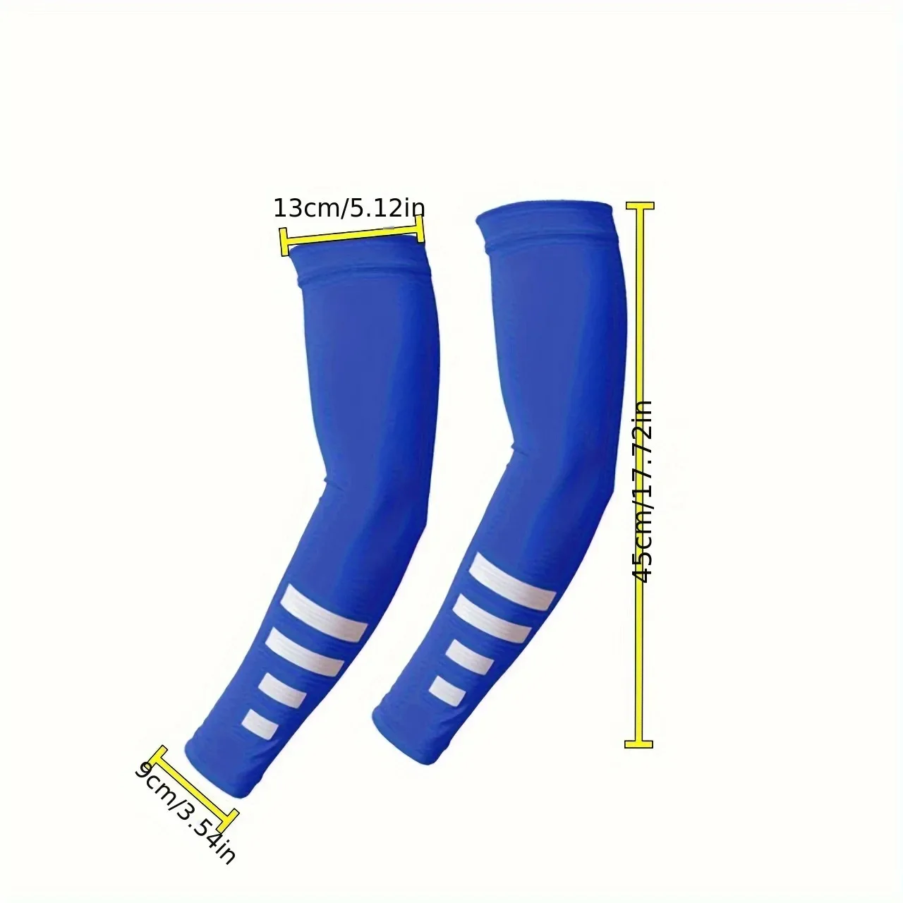 Quick-Drying Polyester Sun Protection Arm Sleeves for Cycling - Image 3