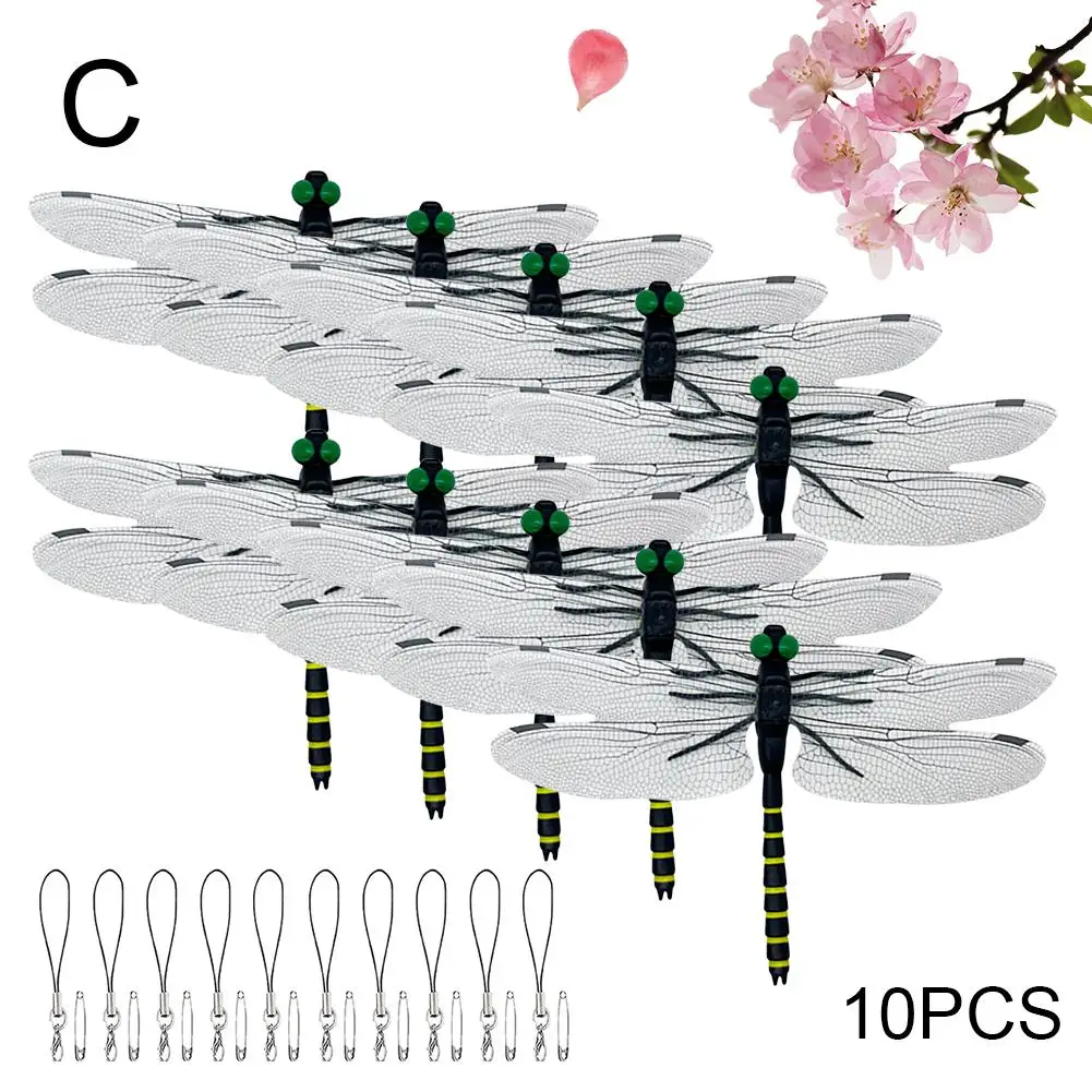 PVC Dragonfly Mosquito Repellent Ornament for Outdoor Use - Image 7