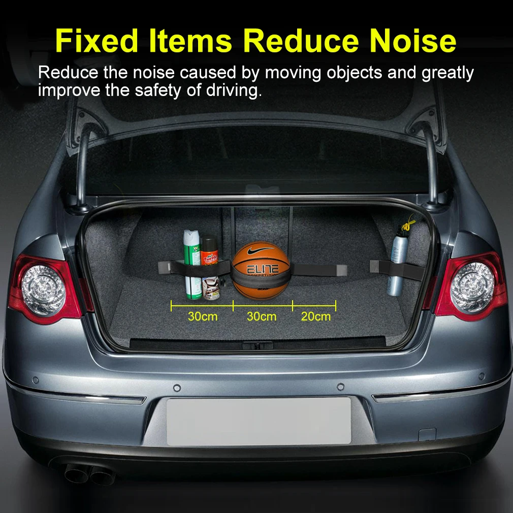 Nylon Polyester Car Trunk Organizer Elastic Storage Belt - Image 5