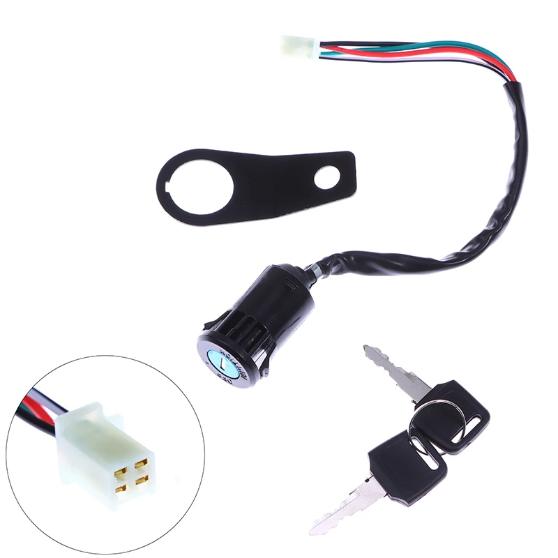 Universal Motorcycle Ignition Switch Lock Key Set 50cc-150cc - Image 3