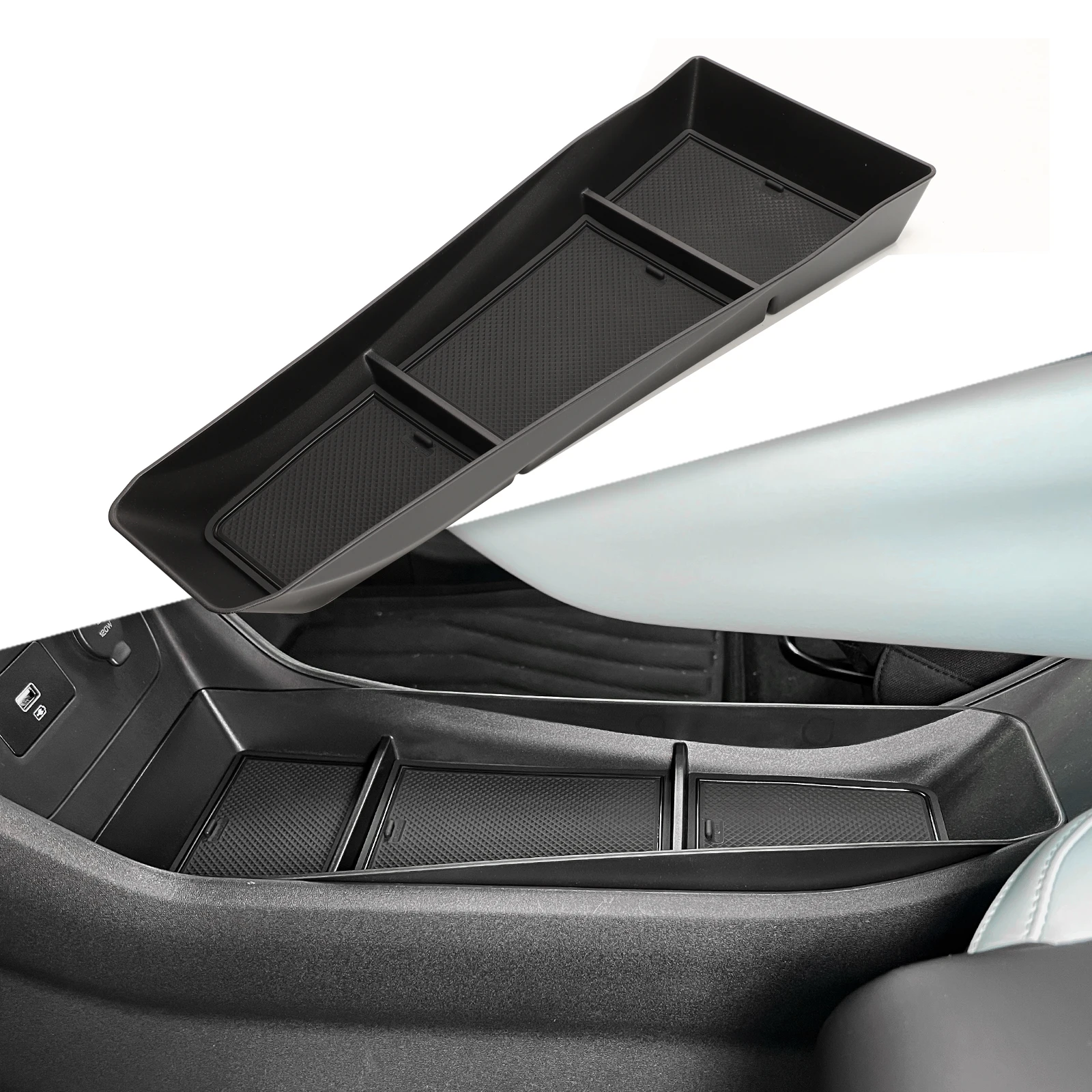 BYD Dolphin Mini Center Console Storage Tray Organizer ABS