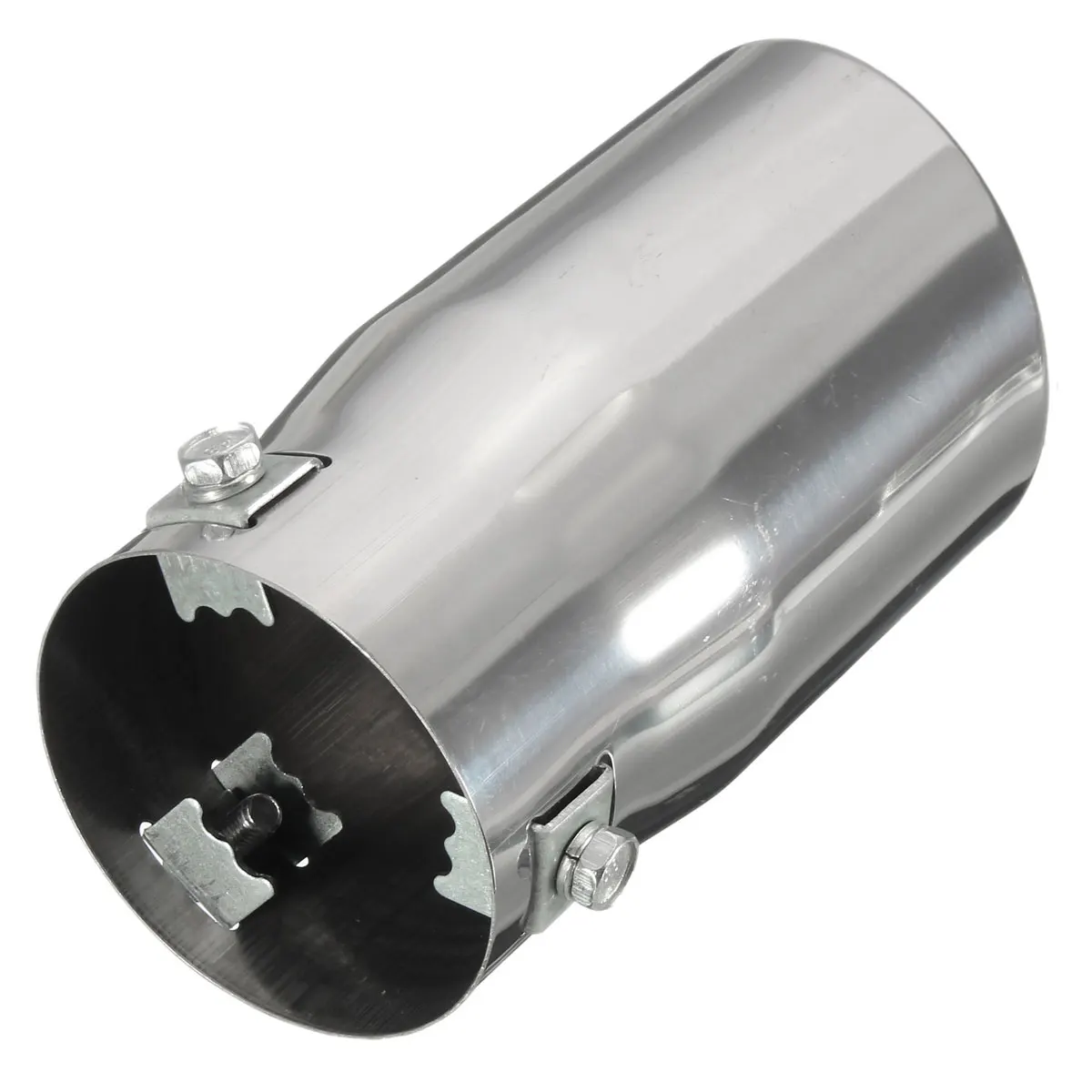 Stainless Steel Car Exhaust Muffler Tip 66mm Bevel Flat - Image 6