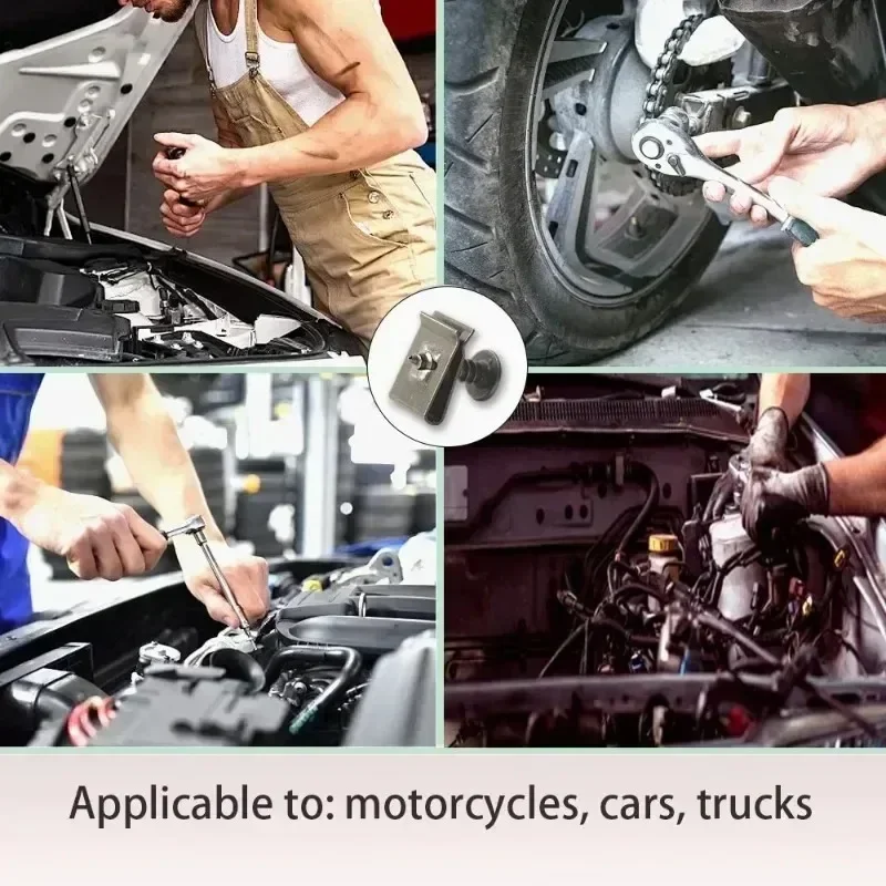 U-Type Metal Fastener Clip for Motorcycle Engine Undertray - Image 4