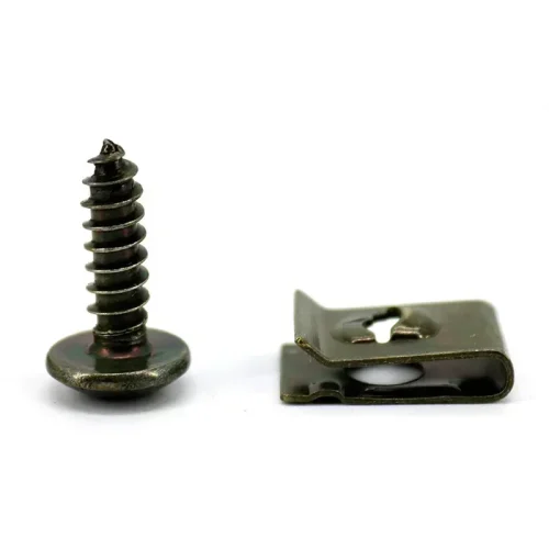 Metal Self Tapping Screws U-Type Clip Fastener Kit for Vehicles