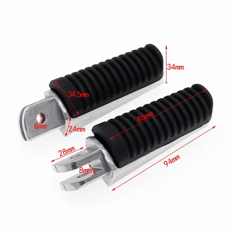 Anti-Slip Motorcycle Footrest Pegs for Yamaha FJR1300 FZ1 FZ6 - Image 3