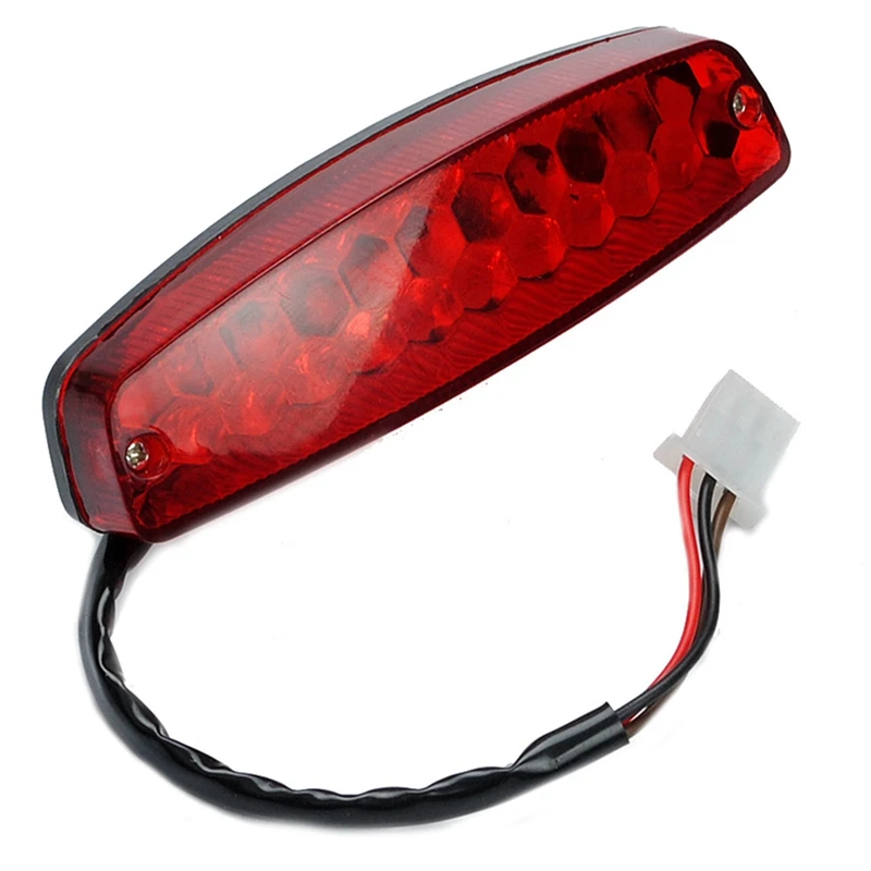 12V Red ATV Brake Stop Light Taillight Signal Lamp Accessories - Image 3