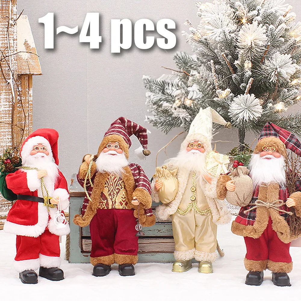 Santa Claus Plush Doll 30cm Christmas Home Decoration - Image 2