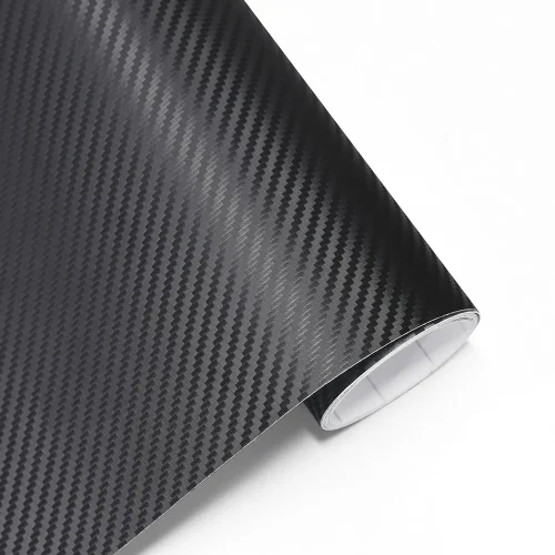 3D Carbon Fiber Glossy PVC Vinyl Wrap for Auto Body Styling