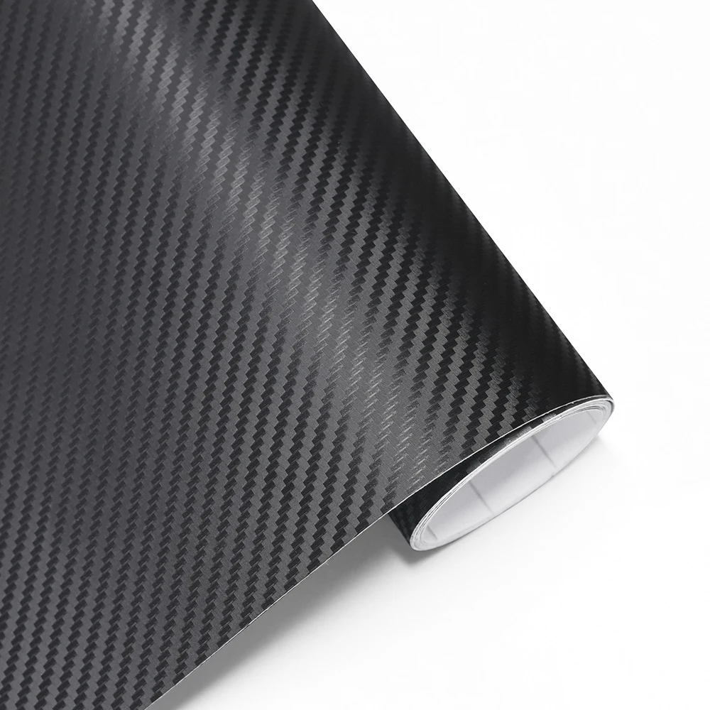 3D Carbon Fiber Glossy PVC Vinyl Wrap for Auto Body Styling