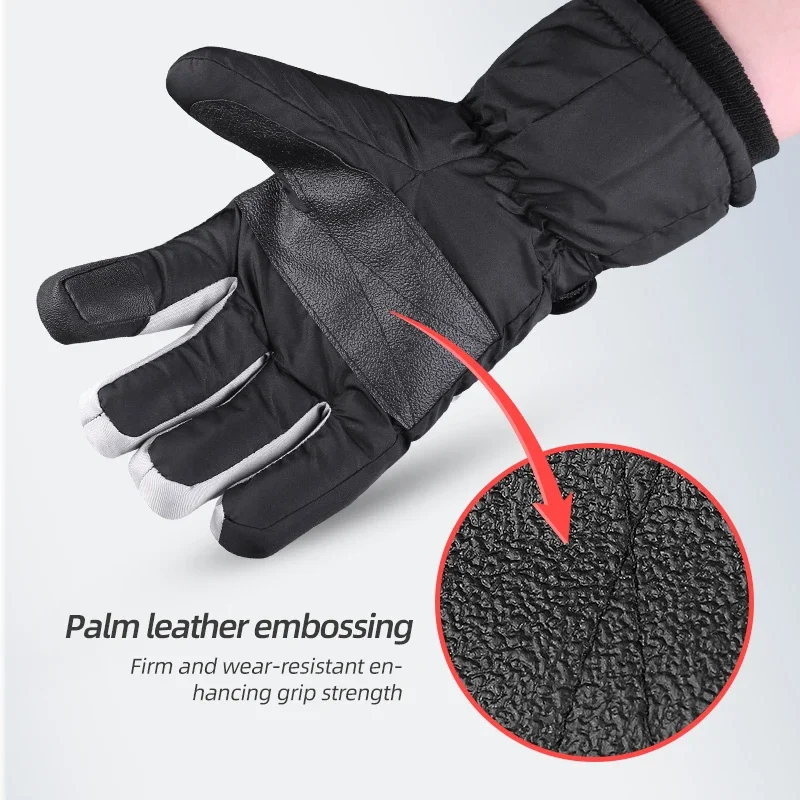 Waterproof Polyester Ski Gloves Touchscreen Thermal Winter - Image 5