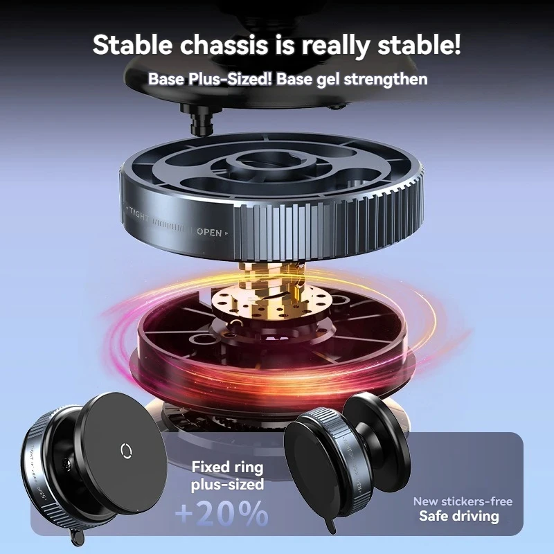 Universal 360° Adjustable Magnetic Suction Phone Mount - Image 4