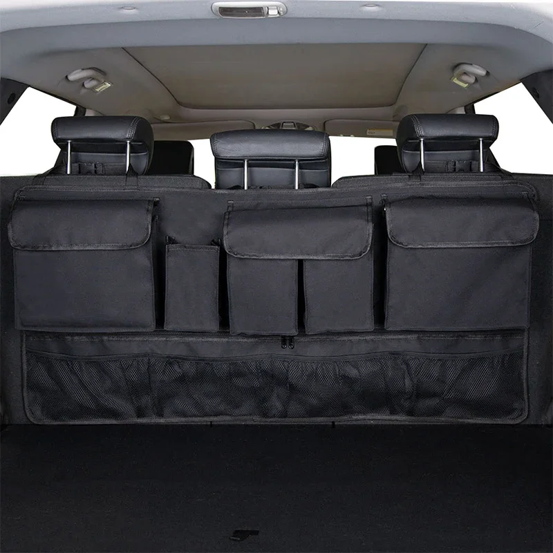 Large Capacity Oxford Car Trunk Organizer Adjustable Storage - Image 5
