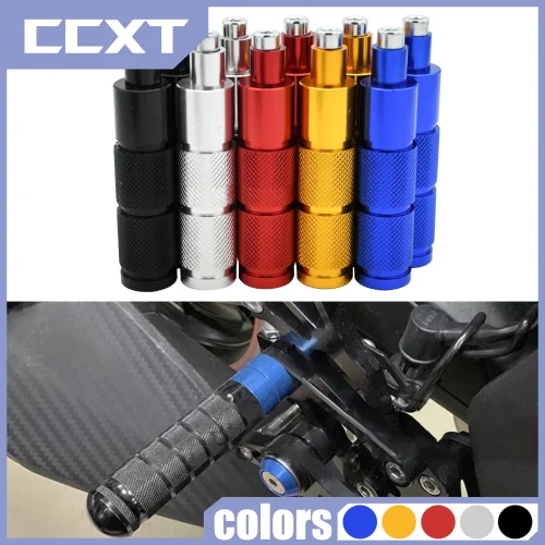 CNC Aluminum M8 Footrests for Honda Kawasaki Yamaha KTM ATV