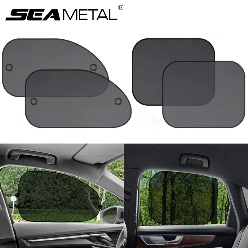 SEAMETAL UV Blocking Car Window Sun Shade Curtain Non-Woven