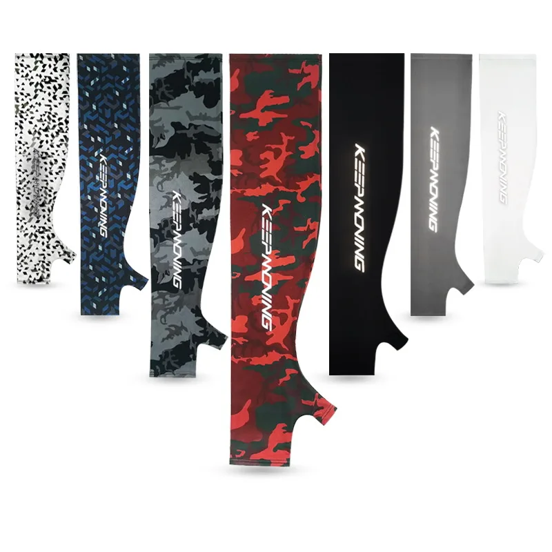 Men's Camouflage Cycling Arm Sleeves Sun Protection Polyester - Image 5