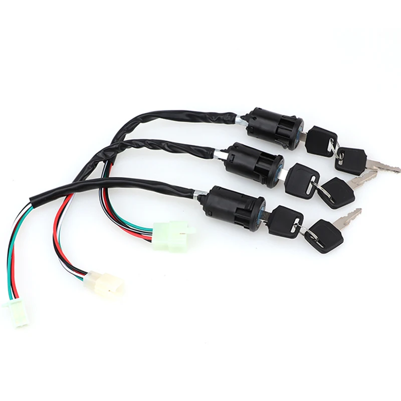 Universal 4 Pin 12V Ignition Key Switch for ATV Quad Bike - Image 2