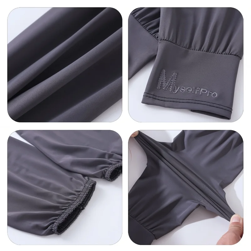 Men's Cooling Arm Sleeves Breathable Sun Protection Polyester - Image 3