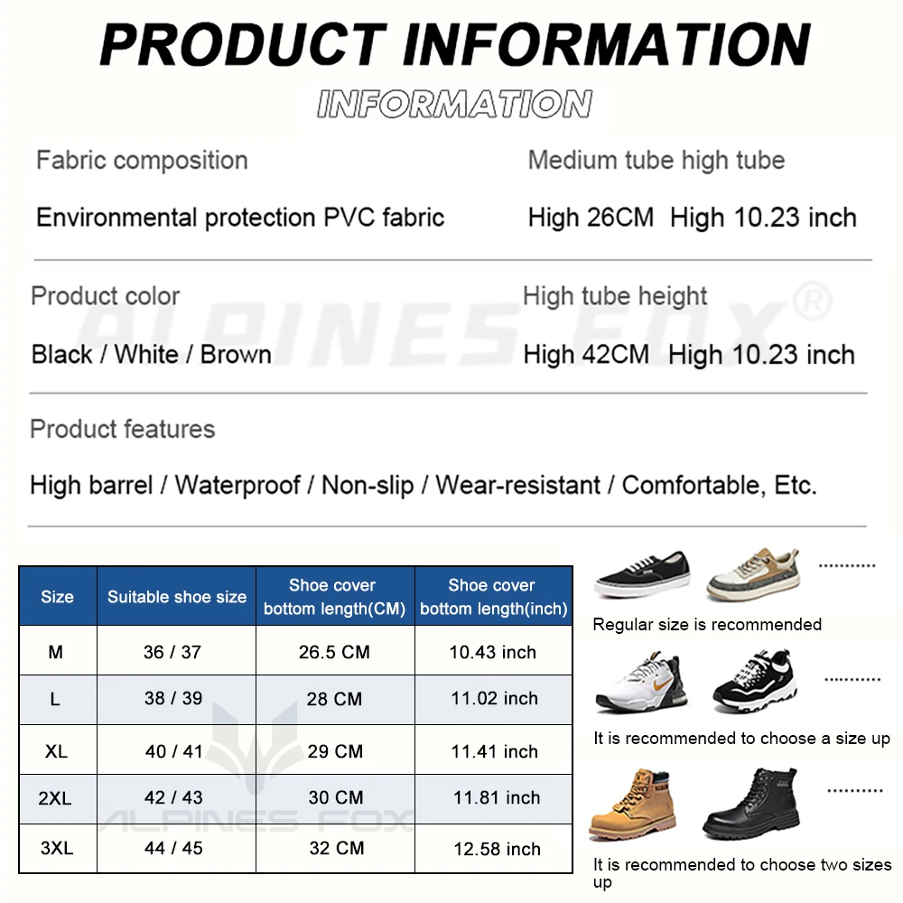 Waterproof High Tube Motorcycle Rain Boots Non-Slip Rubber - Image 6