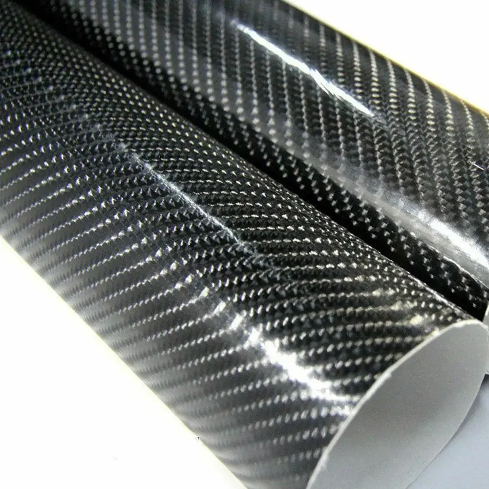 Carbon Fiber Vinyl Film Glossy Car Wrap Auto Decals 7D - Image 7